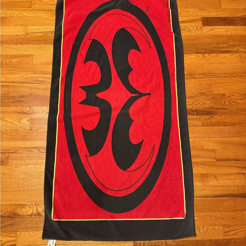 1997 90s Batman Forever Beach Towel vintage rare movie promo DC Comics Marvel